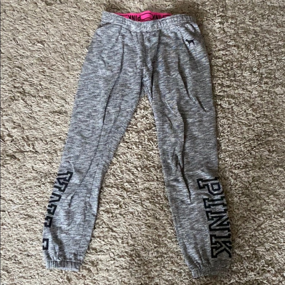 VS Pink sweatpants with elastic waistband